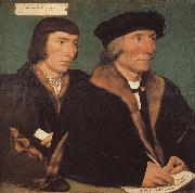 Hans Holbein Thomas and his son s portrait of John USA oil painting reproduction